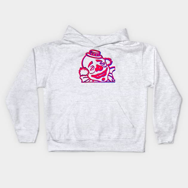 Circus - Clown #1 Kids Hoodie by Art-Frankenberg